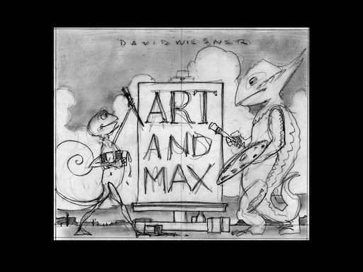 Art and Max title sketch