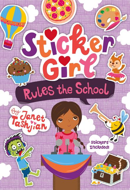 Sticker Girl Rules the School