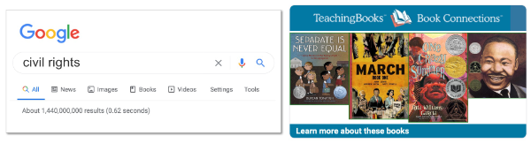 TeachingBooks Chrome extension preview