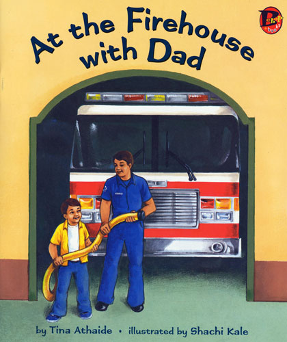 At the Firehouse with Dad